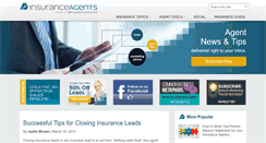 Desktop Screenshot of insuranceagents.com